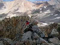 Crux Move on Mount Wilson Summit Ridge