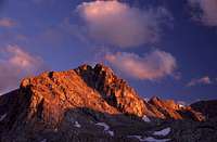 Alpenglow on Muriel Peak