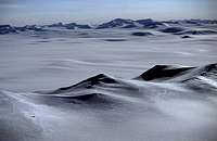 The continental ice cap on Ellesmere Island