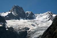 Aiguille des Glaciers and Aiguille de la Lex Blanche