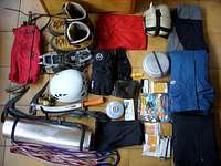 My gear for the Mont Blanc ascent