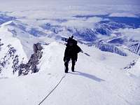 Climbing the Ridge on Denali