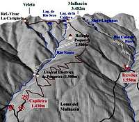 Map Mulhacen with the routes...