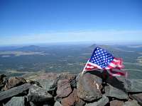Flag at the summit