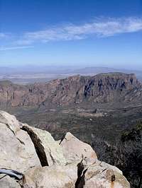 View of the Chisos mountains...