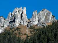 The Dolina Chocholowska pinnacles