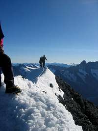 Final steps to the summit