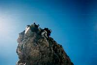 One of the Many towers on the South Ridge descent