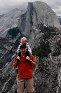 My daughter and I at Glacier Point