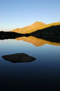Vasquez Peak Reflection in Vasquez Lake
