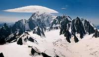 An UFO above Mont Blanc