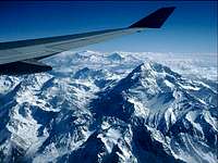 Aconcagua from a jet window...