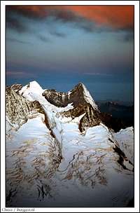 Jungfrau, Monch en Eiger seen...