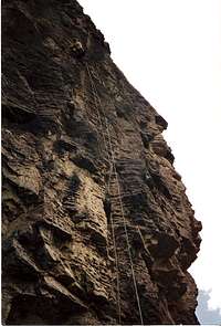 Climbing in Gallatin Canyon
