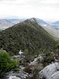Cerro Cebadero summit view East