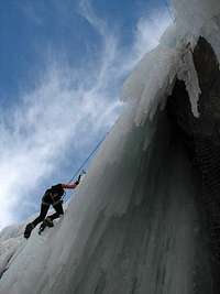 hamelun ice wall, close to tehran, and i never forget that cold day in my life