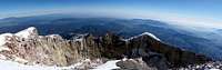 Pico de Orizaba summit creater panorama