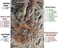 Wadi Rum map