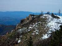 Eagle Crag  from ridge
