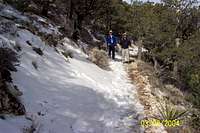 Nice hike with a little snow....