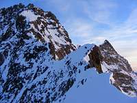 Climbing the Dufourspitze from margarita hut