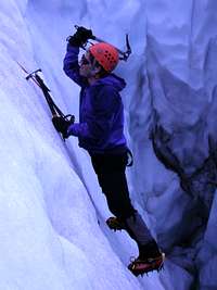 Fun on the Coleman Icefall