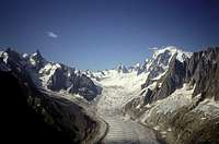 Mer de Glace from Bonatti...