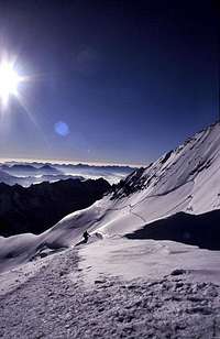 skiing of dome de neige