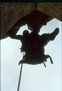 Rappelling the route