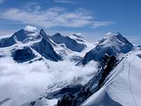 Monte Rosa group from Breithorn