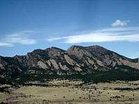 South Boulder Peak (left) and...