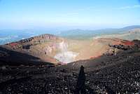 The crater from the highest point on Ohachi