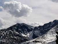 Mt Meeker and Longs Peak as...