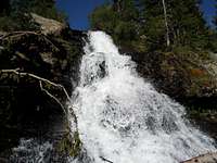 Willow lake waterfall