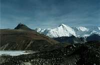 Cho Oyu on the way to the...