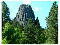 Granite formation in the wilderness