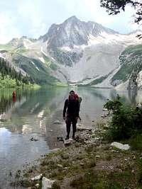 Me in front of Snowmass Lake