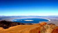 Mono lake from the summit