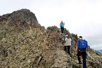 Climbing the East Ridge