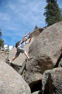 Boulder leap