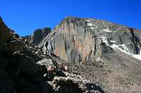 Longs' Diamond from Lady Washington West Slopes