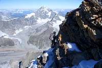 White Tooth from the Italian ridge of the Matterhorn