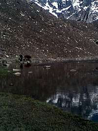 Natural Lake at Kotgaz (4250m)
