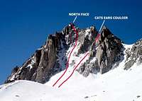  Mt. Dade / North Face route...
