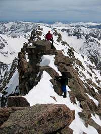 South Ridge near summit of...
