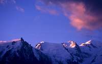 Sunset on the Mont Blanc...