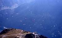 Paragliding over Chamonix - a...