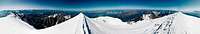 Mont-Blanc 360 summit panorama