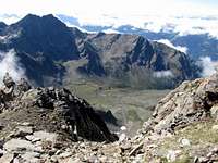View from the south ridge to Hochschoberhütte