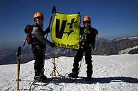 Unai and Jon on the summit of Breithorn  !!!